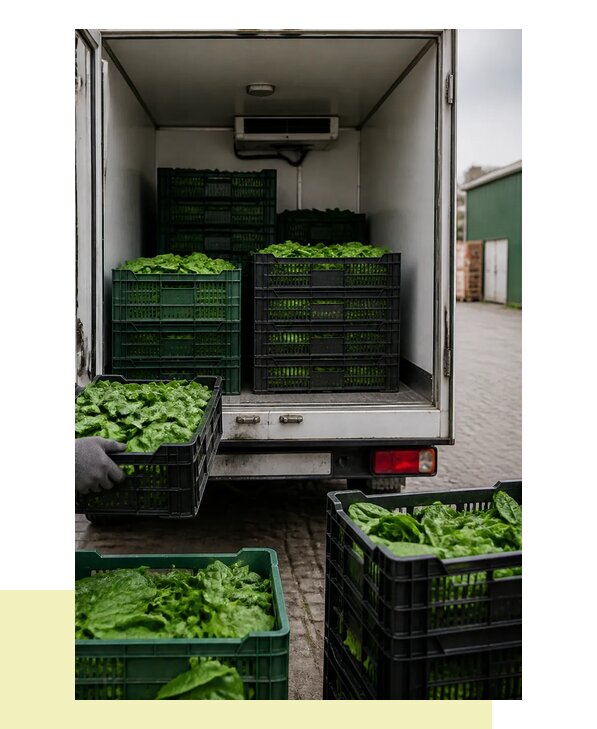 Перевозка шпината в Псков с сохранением свежести продукции